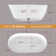 59” L X 30” W Freestanding Contemporary Soaking Acrylic Bathtub with Overflow and Drain