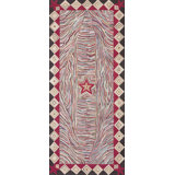 Flatweave Wool Abstract Area Rug
