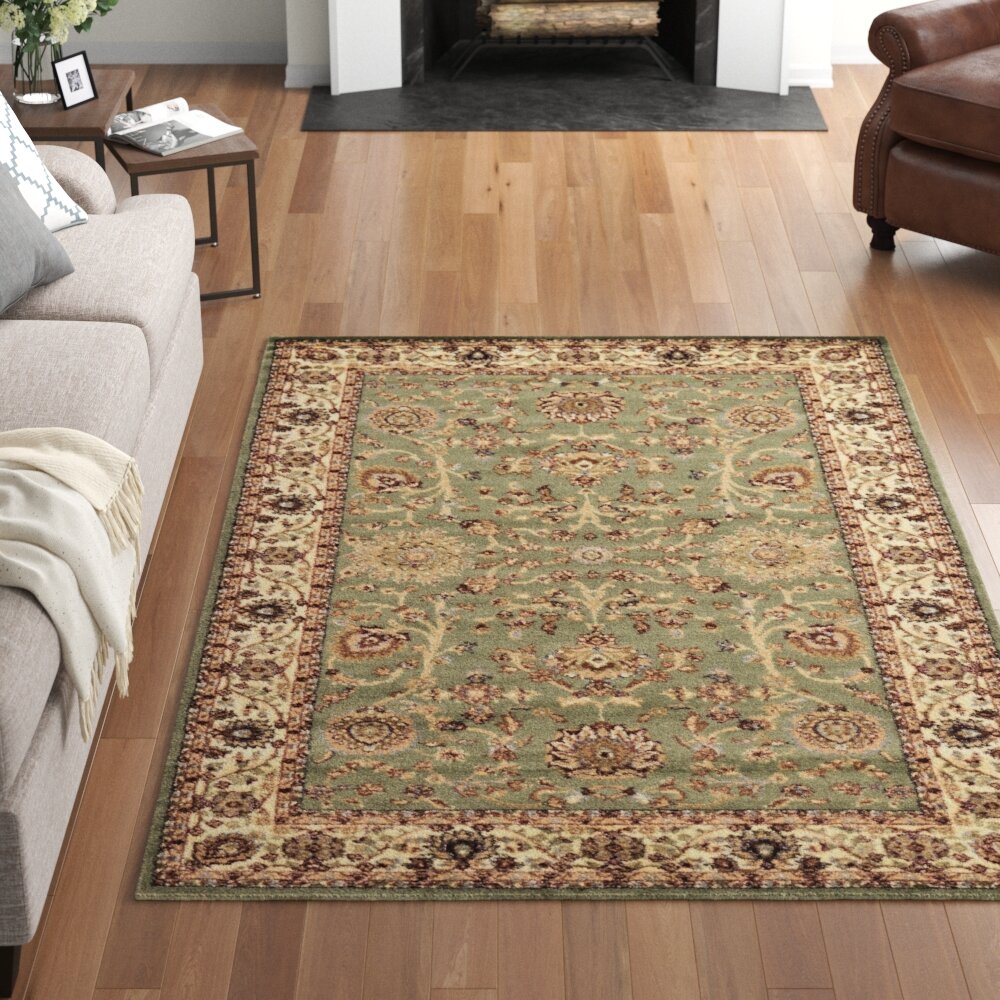 Astoria Grand Niles Oriental Light Green Area Rug & Reviews | Wayfair