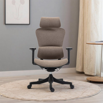 Chaise de bureau ergonomique en maille AeroErgo avec appui-tête et accoudoirs réglables