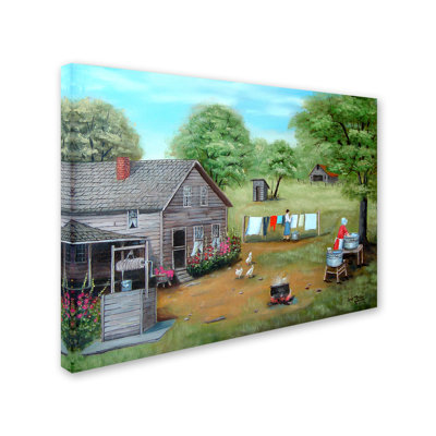 «The Way It Was» par Dugazon, reproduction de peinture à l'huile sur toile tendue