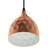 Dimple Half-Sphere Rose Gold Pendant Light-682336623