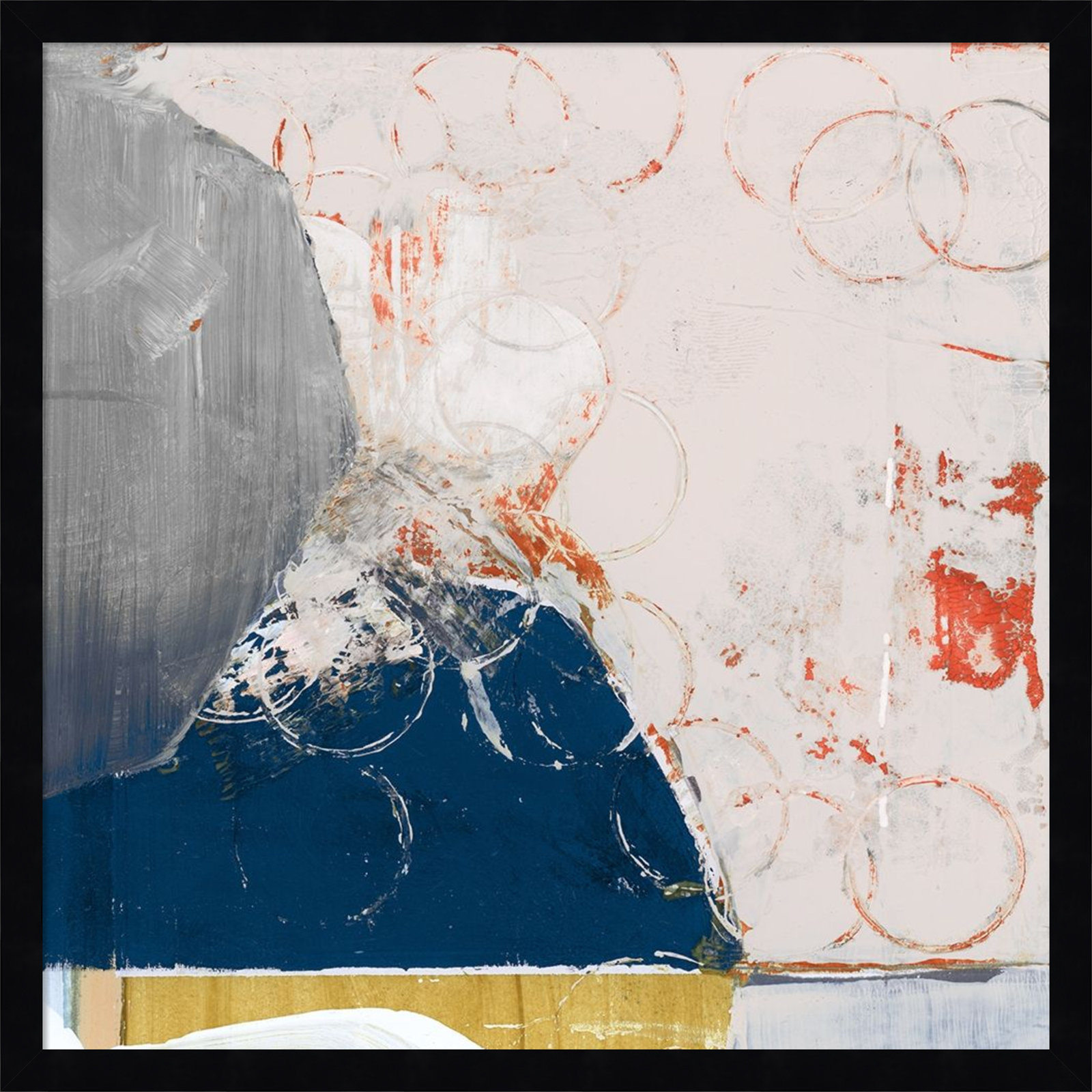 Gilpin "Beautiful Mess No. 2" Print, 21" H x 21" W, Black