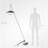 Angler's Ripple 77.8" Modern Adjustable LED Floor Lamp, Fishing Rod Inspired with Dual-Layer Optics, 304 Stainless Steel, Touch & Remote Control, Angle & Height Adjustable-1012212844