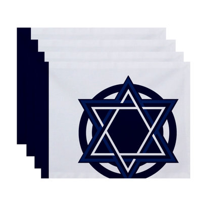 Polyester Geometric Rectangle Placemat