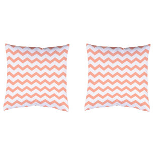Zacke Chevron Square Pillow Cover (Set of 2)