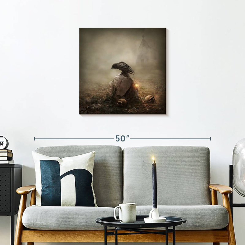 Hitzel Crow, 24" H x 24" W