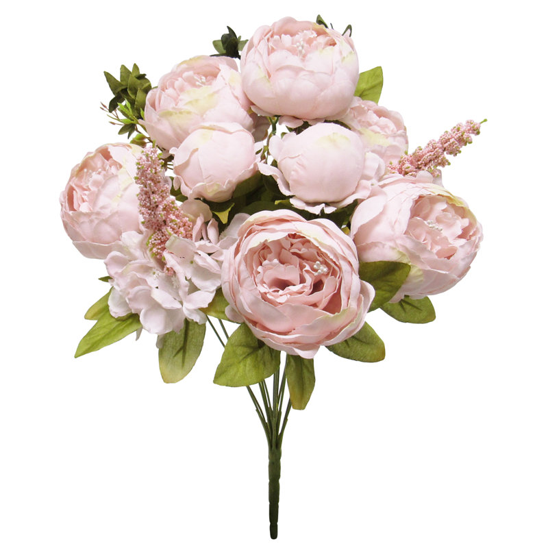 Buisson de pivoines de luxe mélangé, Rose clair