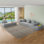 Canapé modulaire modulaire gris avec 4 sièges modulaires et canapé modulaire en mousse pour le salon avec 2 repose-pieds, canapé-lit avec méridienne surdimensionnée (132,2 x 77,2 x 23,6 po)