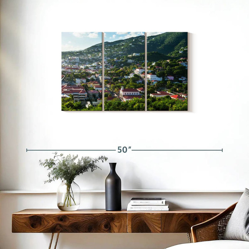 Paysage urbain Charlotte, H 20 po x l 33 po