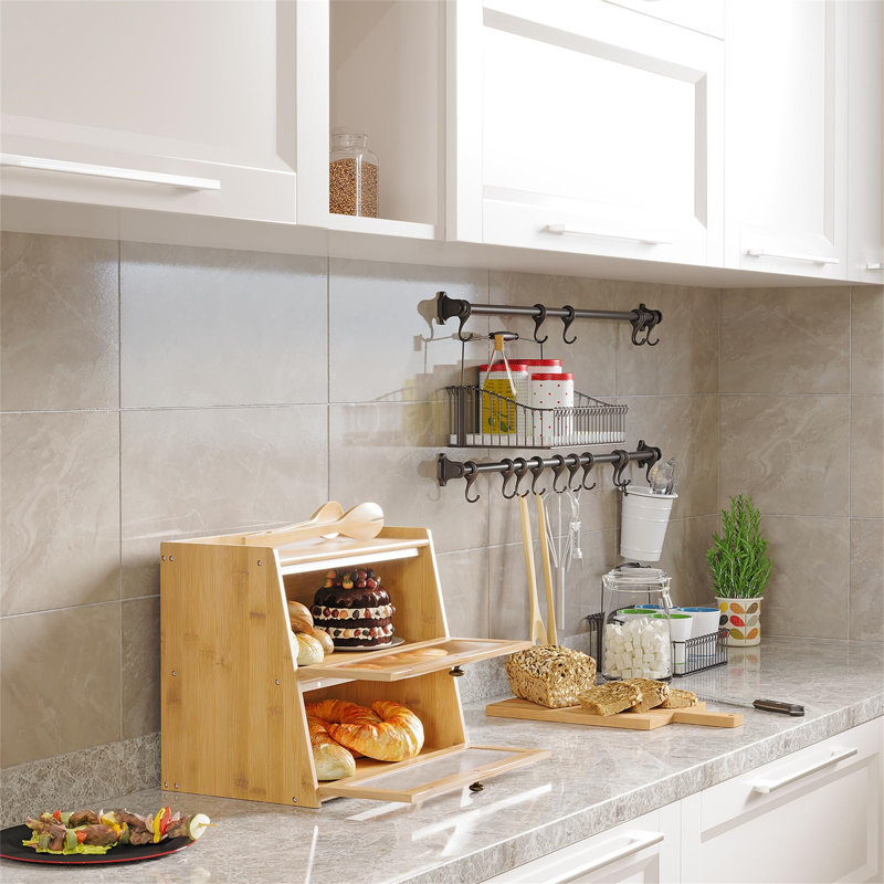 Rheims Food Storage Container, Brown, white and pink