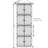 72" Kitchen Cabinet With 8 Doors And Spacious Interior For Home 4 Adjustable Shelves Entryway