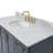 Freitas 55'' Solid Wood Single Bathroom Vanity in Midnight Blue with 0.75'' Carrara Marble Top, Center, Rectangle Sink-1120602746-1074470107-1074470103