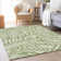 Premium Machine Washable Prisco Green Rug