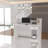 55.1'' W Reception Desk With Locking Drawer