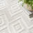 Foundry Select Versatile Diamond Ivory/White Indoor/Outdoor Area Rug-1637778289
