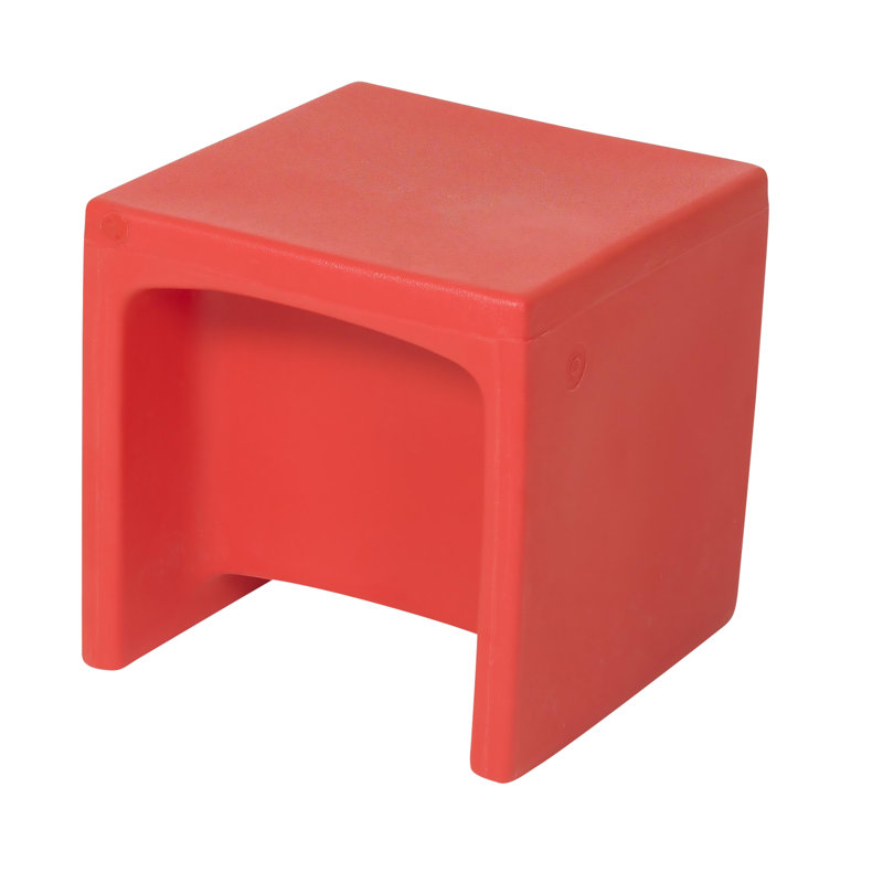 Cube Chair 3-in-1 Kids Desk/Activity, Red