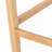 Fabric Upholstered Bar Stools Set with Tufted Back,Wood Base