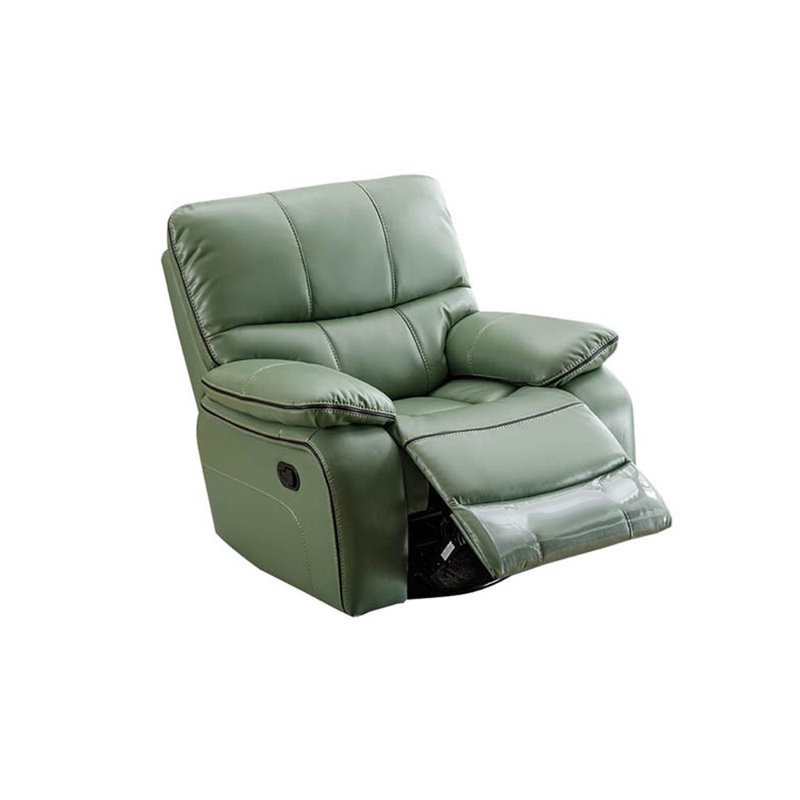 Fauteuil inclinable Kyann, Similicuir vert
