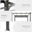 Aaliyahrose 3m x 3m Aluminum Pergola