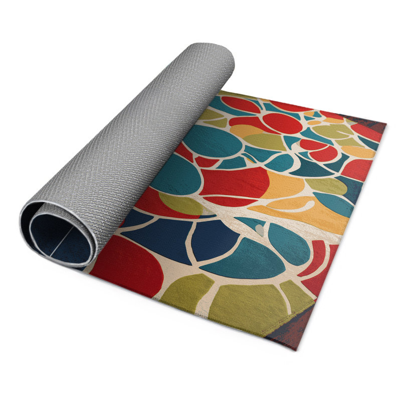 Tapis intérieur et extérieur Zany Perk, Rectangulaire 3 pi x 5 pi