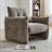 Velvet Upholstered Single Sofa Chair With Lumbar Pillow For Living Room, Bedroom, And Reading Room-206080166