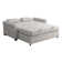 Serta Sabrina 73" Queen Rolled Arm Tufted Back Convertible Sleeper Sofa with Cushions