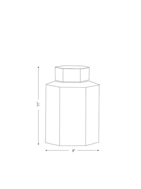 Canton Handmade Ceramic / Porcelain Jar