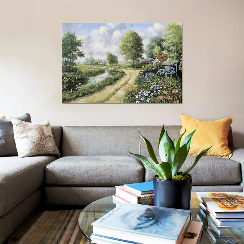 «Almost Home», reproduction sur toile, H 12 po x l 18 po x P 1,5 po, Toile tendue, Pas de tapis