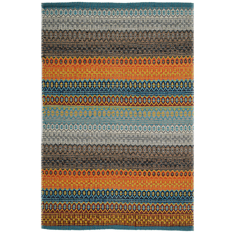Saffron Southwestern Hand Woven Area Rug, Rectangle 200 x 290cm