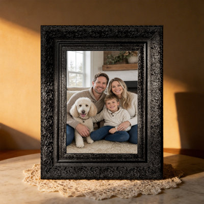 Black 3 PCS Statement Picture Frame for 8" x 10" Photos and Travel Memory Display