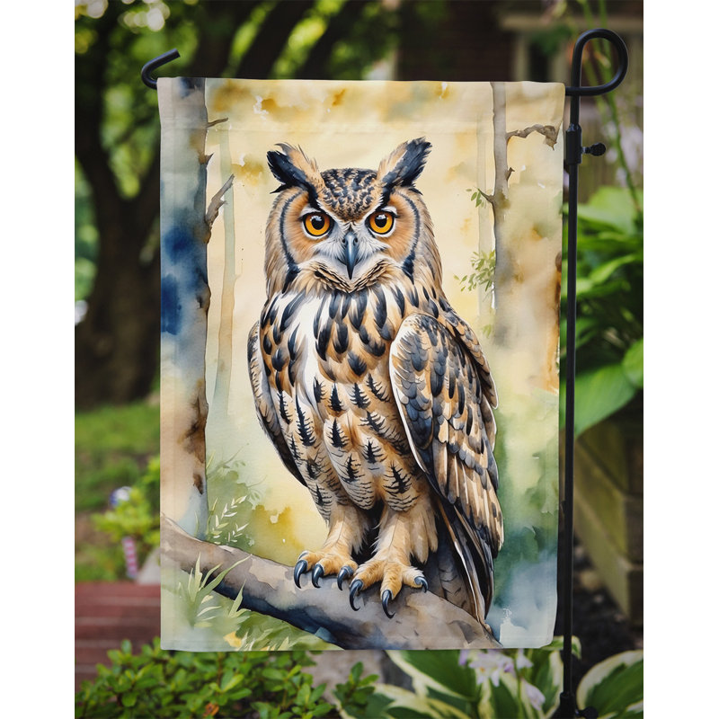 Drapeau de jardin, Eurasian Eagle Owl