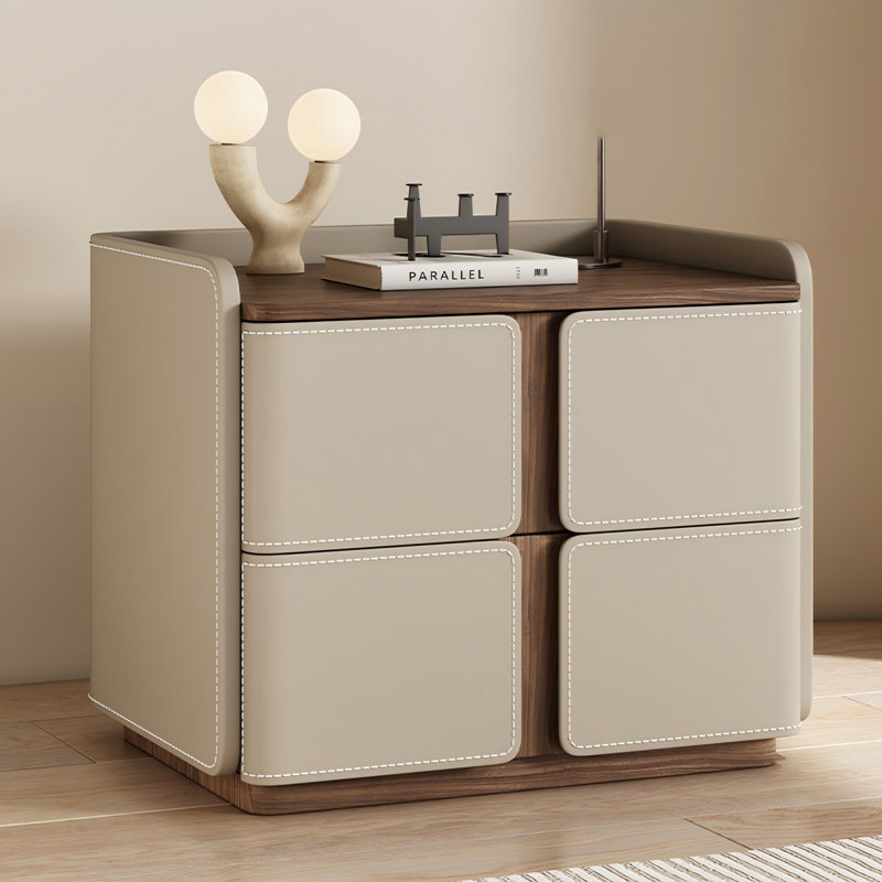Table de chevet créative de couleur kaki de 19,69 po