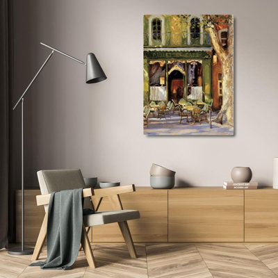 Red Barrel Studio® Wicks, Keith Gallery Wrapped Canvas Art Titled: Paulettes Cafe WKP101