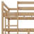 Twin Triple Rubber Wood Bunk Bed, With Ladders-1876916043