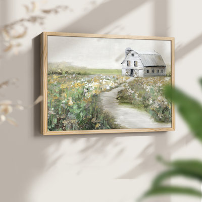 Quiet Meadow Farm -Framed Print - Restickable
