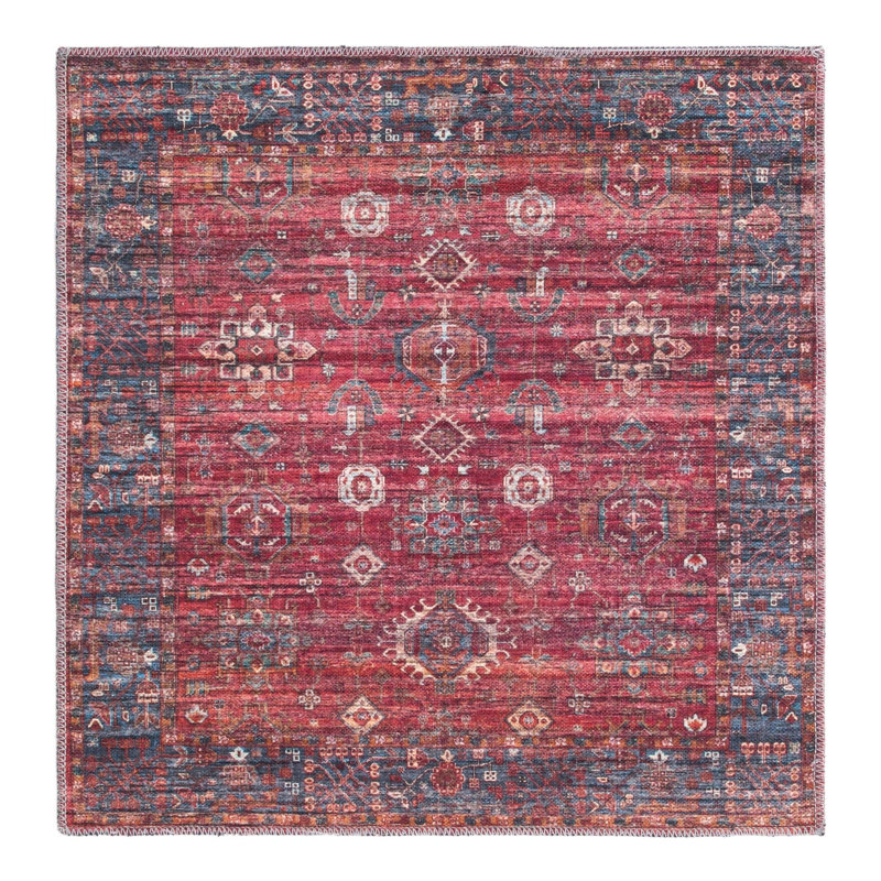 Hedin Geometric Indoor Rug, Square 3'3" x 3'3"