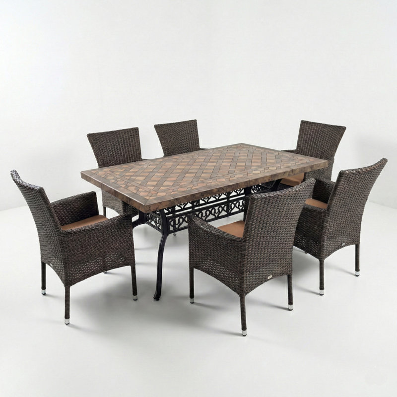 6 - Person Patio Dining Set with