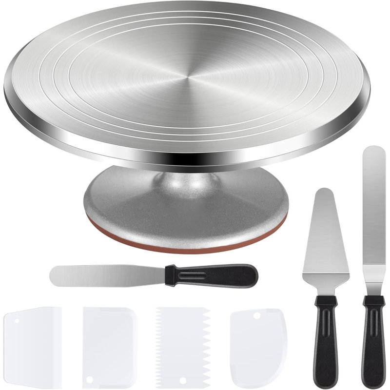 Cake Turntable, 12'' Aluminium Alloy Cake Stand