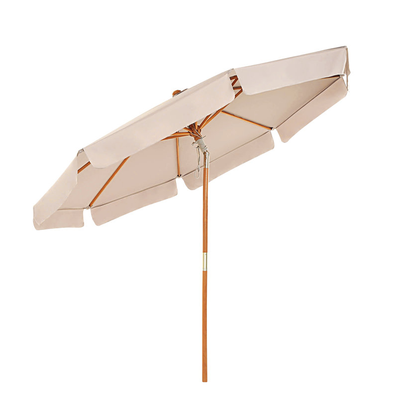 Wendell 300cm Market Parasol, Taupe