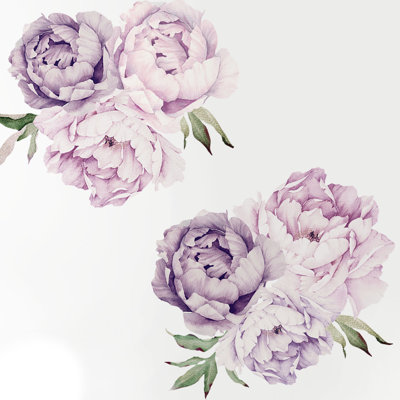 Adhésif décoratif pivoine Wanette