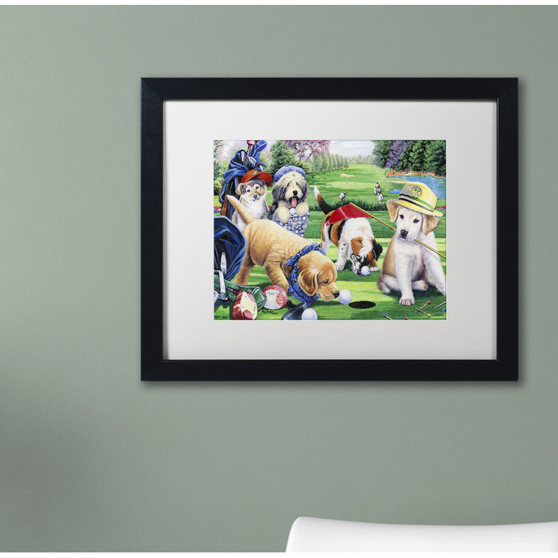 « golfing décoratif », impression encadrée sur toile, H 16 po x l 20 po x P 0,5 po