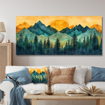 Goodill Alaska Forest Echoes In The Summit II - montagnes, art mural