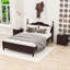 Ensemble de chambre à coucher 3 pièces, lit plateforme en bois et deux tables de chevet avec 2 tiroirs-1747493495-1747493490