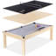 Gosports 3-in-1 Multi Game Pool Table Set Combo with Dining Top, and Table Tennis - Includes Accessories, 7 ft, Dark Oak-114225485-122503499