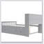 Captain Platform Bed Frame With Storage Bookcases And Shelves,Four Drawers-1896811455