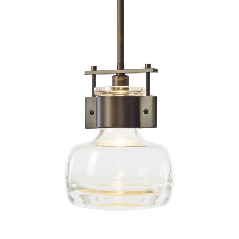 Cuff 1 - Light Single Globe Pendant, Large, Dark Smoke