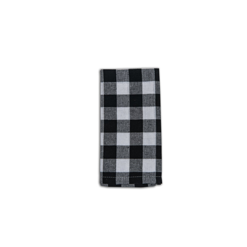 Ensemble de serviettes en coton 4 pièces, Noir