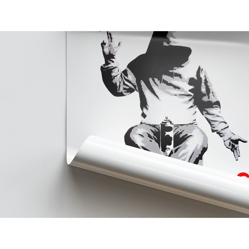 Print on Canvas, 20 cm H x 30 cm W, Black Floater Framed