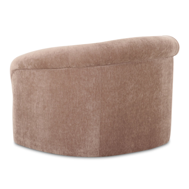 Upholstered Armchair, Blush Performance Chenille